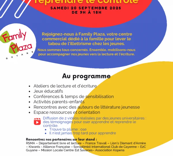 La journée de l’illetrisme au Family Plaza